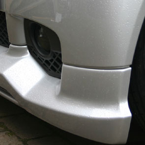 front spoiler silver